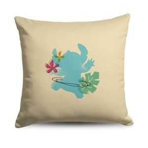 THE NORTHWEST GROUP Lilo and Stitch Do The Hula 18 in. x 18 in. Printed Multi-Color Throw Pillow Image