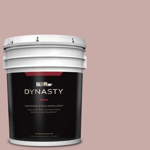 BEHR DYNASTY 5 gal. #130E-3 Rosy Tan Matte Interior Stain-Blocking Paint & Primer Image