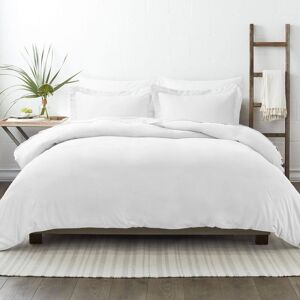 Becky Cameron Performance White Twin 3-Piece Duvet Cover Set Image