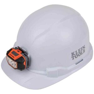 Klein Tools Hard Hat, Non-Vented, Cap Style with Headlamp Image