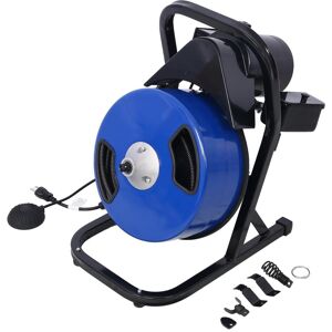 Electric Drain Auger 60 ft. x 1/2 in. Drain Cleaner Machine with 4-Cutter and Foot Switch for 1 in. to 4 in. Pipe Image