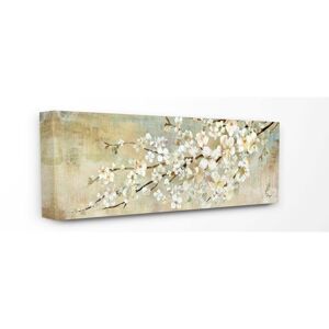 Stupell Industries Blooming Flower Tree Branch Painting by Main Line Studio Canvas Home Wall Art 24 in. x 10 in. Image