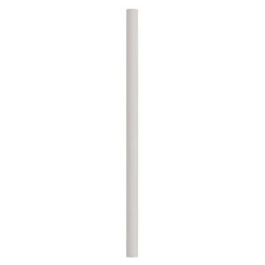SOLUS 7 ft. White Outdoor Direct Burial Aluminum Lamp Post fits Most Standard 3 in. Post Top Fixtures Includes Inlet Hole Image