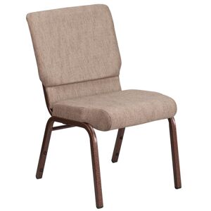 Carnegy Avenue Fabric Stackable Chair in Beige Image