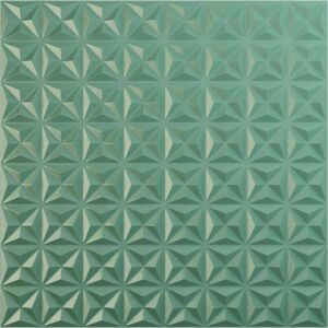 Ekena Millwork 19 5/8 in. x 19 5/8 in. Coralie EnduraWall Decorative 3D Wall Panel, Sea Mist (12-Pack for 32.04 Sq. Ft.) Image