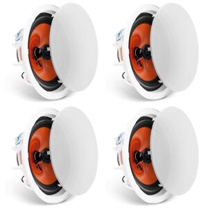 VEVOR 4 PCs 8 In. Ceiling Speakers 100-Watt Wireless speakers Sound Bar Flush Mount Ceiling & in-Wall Speakers with for Home Image
