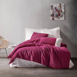 SUSSEXHOME Wine Forever Duvet Cover Set : Claret, Full Size Duvet Cover, 1 Duvet Cover, 1 Fitted Sheet and 2 Pillowcases, Iron Safe Image