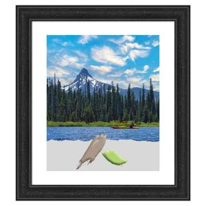 Amanti Art Shipwreck Black Narrow Picture Frame Opening Size 20 x 24 in. (Matted To 16 x 20 in.) Image