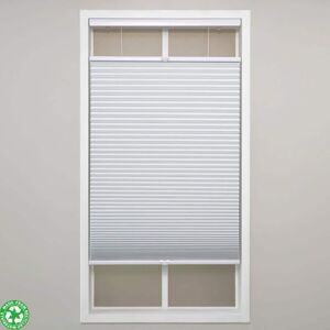 Eclipse White Cordless Blackout Polyester Top Down Bottom Up Cellular Shades - 68 in. W x 64 in. L Image