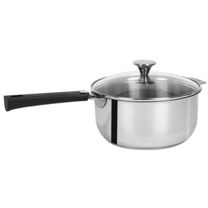 Cristel Tulipe 2 qt. Stainless Steel Sauce Pan with Glass Lid Image