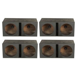 Dual 12 in. Vented Ported Subwoofer Sub Box with Bedliner Spray (4 Pack) Image