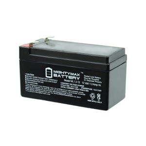 MIGHTY MAX BATTERY 12V 1.3Ah Replaces High Tech Pet Power Pet Doors + 12V 1Amp Charger Image