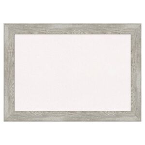 Amanti Art Dove Greywash White Corkboard 42 in. x 30 in. Bulletin Board Memo Board Image
