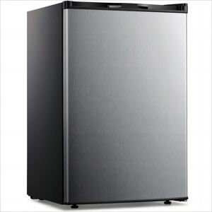 COWSAR 20.5 in. W 3.0 cu. ft. Upright Freezer Manual Defrost in Silver with Adjustable Temperature Controls Image
