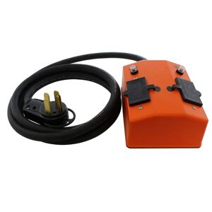 AC WORKS 10 ft. NEMA 14-50 50 Amp RV/Generator Plug to PDU Outlet Box (GFCI and Breakers) Image