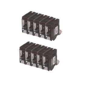 Siemens 20 Amp Single Pole Dual Function Circuit Breakers (10-Pack) Image