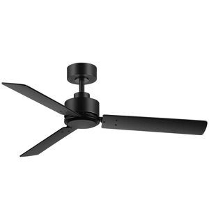 Breezary Bartholomew 48 in. Indoor 6 Fan Speeds Ceiling Fan in Black with Remote Control Included Image