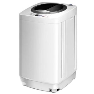 Costway 16.9 in. 0.79 cu. ft. High-Efficiency White Full-Automatic Top Load Washing Machine Image