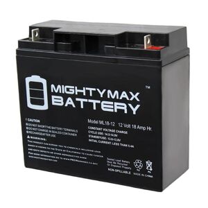 MIGHTY MAX BATTERY 12V 18AH SLA Battery for Yamaha 600 YFM600FW Grizzly 1998-2001 Image