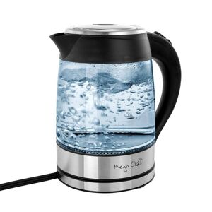 MegaChef 1.8 l Glass and Stainless Steel Electric Tea Kettle Image
