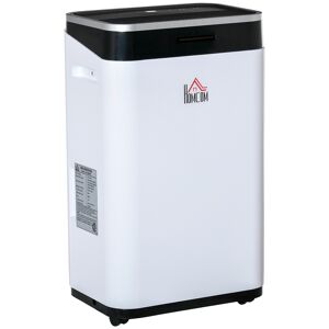 HOMCOM Compact Electric Dehumidifier, 2520Sq. Ft Coverage, 14 Pint Capacity, Efficient Moisture Removal, White   Aosom.com Image