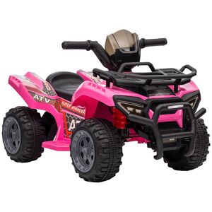 Aosom Kids Ride On Motorcycle 6V Battery Powered with Real Working Headlights for Toddlers 18-36 Months Pink   Aosom.com Image