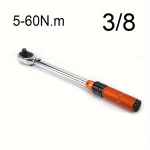 Temu Professional Automotive And Household Torque Wrench - 5-60n.m, High Accuracy, Multiple Colors.professional Torque Wrench - Lockable Collar, Clear Sound - Essential Automotive And Home Repair Tool Image