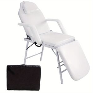 Temu Lifezeal 73" Portable Tattoo Parlor Spa Salon Facial Bed Beauty Massage Table Chair White Image