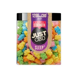 Olofly Just CBD Extra Strength Nighttime Melatonin Sleep Sour Bear Gummies 1200mg Image