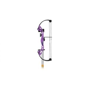 Bear Archery Brave Youth Compound Bow w/ Biscuit Arrow Rest / Right Handed, Purple, AYS300PL Image