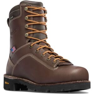 Danner Quarry USA 8in Alloy Toe Boots, Brown, 15D, 17307-15D Image
