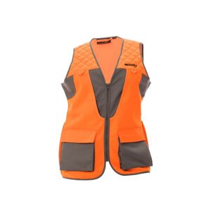 DSG Outerwear Upland Hunting Vest, Grey/Blaze Orange, Large/Extra Large, 45470 Image