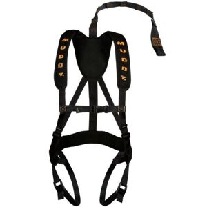 Muddy Magnum Pro Harness, includes Lineman's Belt, Tree Strap, Suspension Releif Strap, Black/Orange MSH110 Image