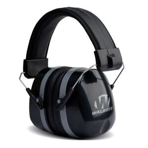 Walkers Premium Passive Folding Ear Muffs, 32 dB NRR, Black, GWP-EXFM5 Image