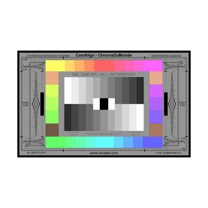 DSC Labs ChromaDuMonde 28-R Maxi CamAlign Chip Chart with Resolution,40x24" Image