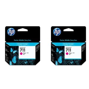 2 Pack HP 711 29ml Magenta Ink Cartridge Image