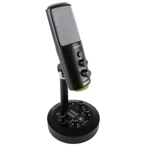 Mackie Chromium EleMent Premium USB Condenser Microphone w/Built-In 2-Ch Mixer Image