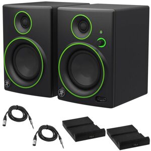 Mackie 2x CR4-XBT 4" Multimedia Monitors with Isolation Pads & Cables Image