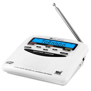 Midland WR-120 Emergency Weather Alert Radio with Alarm Clock, Box Image