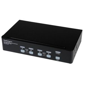 StarTech 4 Port High Resolution USB DVI Dual Link KVM Switch with Audio Image