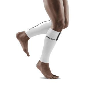 CEP Men's Calf Sleeves 3.0 in White/Dark Grey   Size: 4   Fit2Run Image