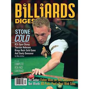 Billiards Digest Magazine Subscription, 12 Issues, Recreation Magazine Subscriptions magazines.com Image