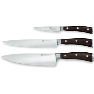 Wusthof Ikon Knife Set Brown Knife Set - w/ 3 knives (1010530120, 1010530720, 1010530409) Unisex Image