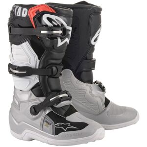 Alpinestars Tech 7 S Black Silver White Gold Grey US 4 Unisex Image
