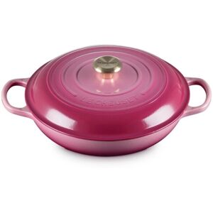 Le Creuset Signature Braiser Berry Pink 30 cm / 3.5 Liter / 3.5 qt. Unisex Image