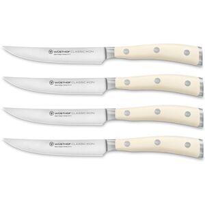 Wusthof Classic Ikon Creme Steak Knife Set White Steak Knife Set - w/ 4 knives Unisex Image