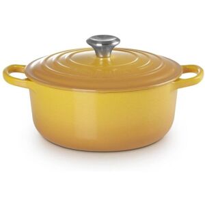 Le Creuset Signature Round Dutch Oven Nectar Orange 20 cm / 2.4 Liter / 2.5 qt. Unisex Image