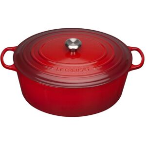 Le Creuset Signature Oval Dutch Oven Cerise Red 40 cm / 13.9 Liter / 15.5 qt. Unisex Image