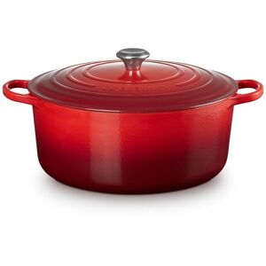 Le Creuset Signature Round Dutch Oven Cerise Red 34 cm / 12 Liter / 12 qt. Unisex Image