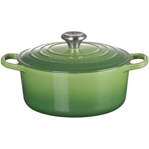 Le Creuset Signature Round Dutch Oven Bamboo Green Green 24 cm / 4.2 Liter / 4.5 qt. Unisex Image